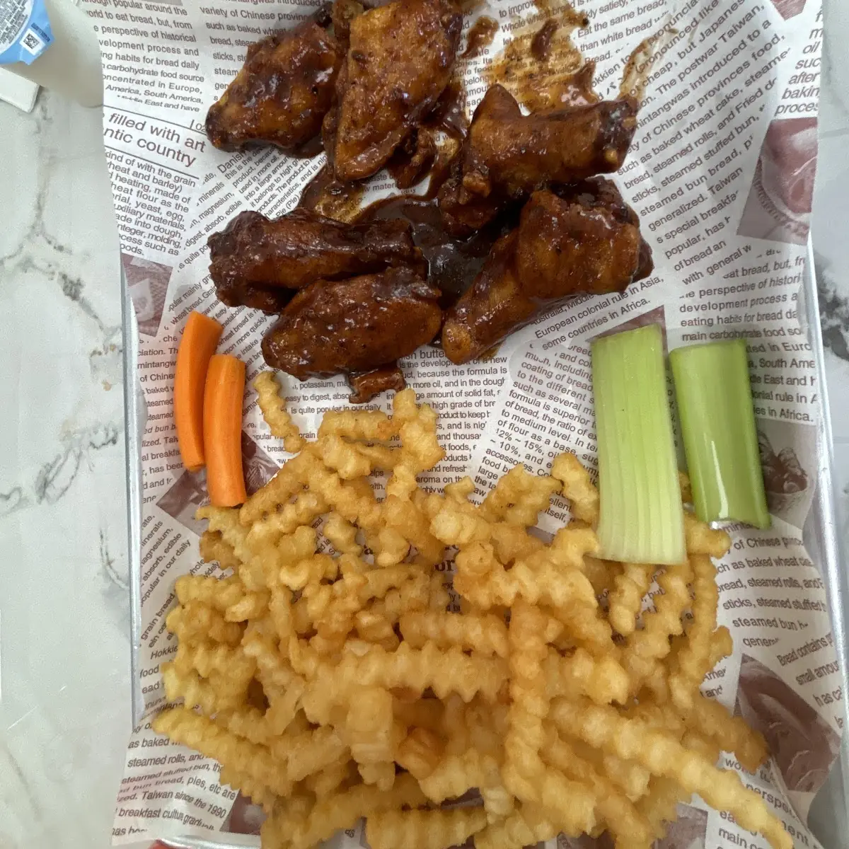 2 Pieces Fish & 6 Pieces Wings Combo