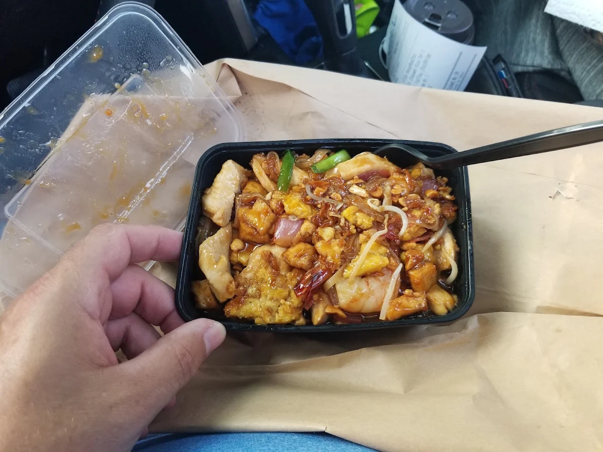 Pad Thai with Shrimp and Chicken