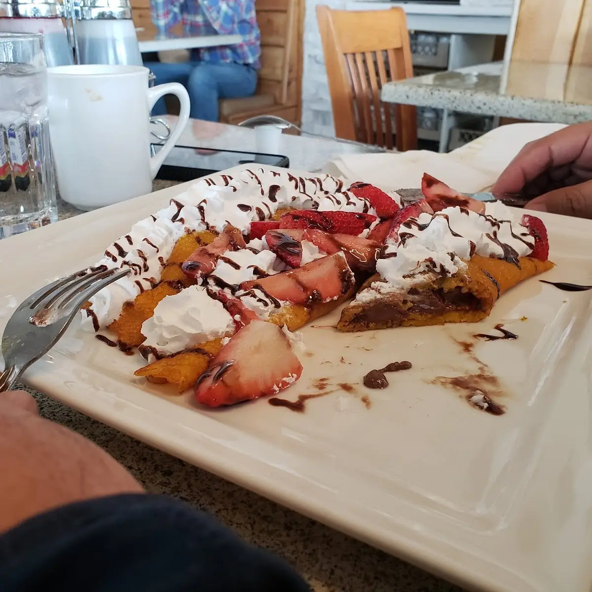 Strawberry Nutella Crepes