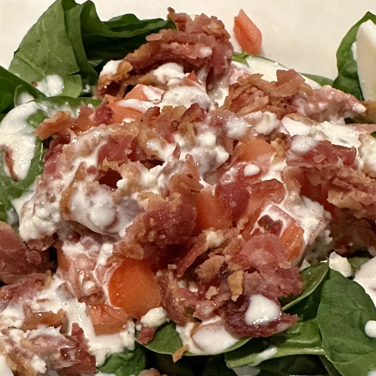 Bacon & Bleu Spinach
