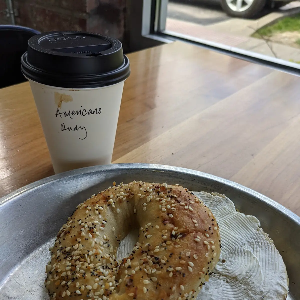 Everything Bagel and Cream Cheese