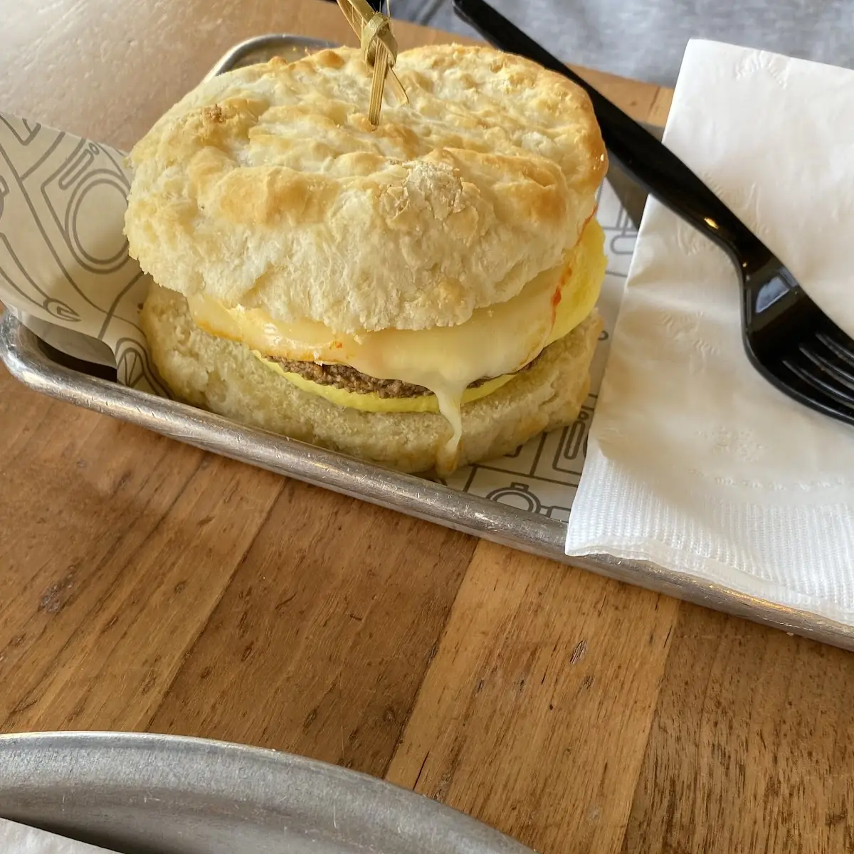 Turkey Sausage Sandwich