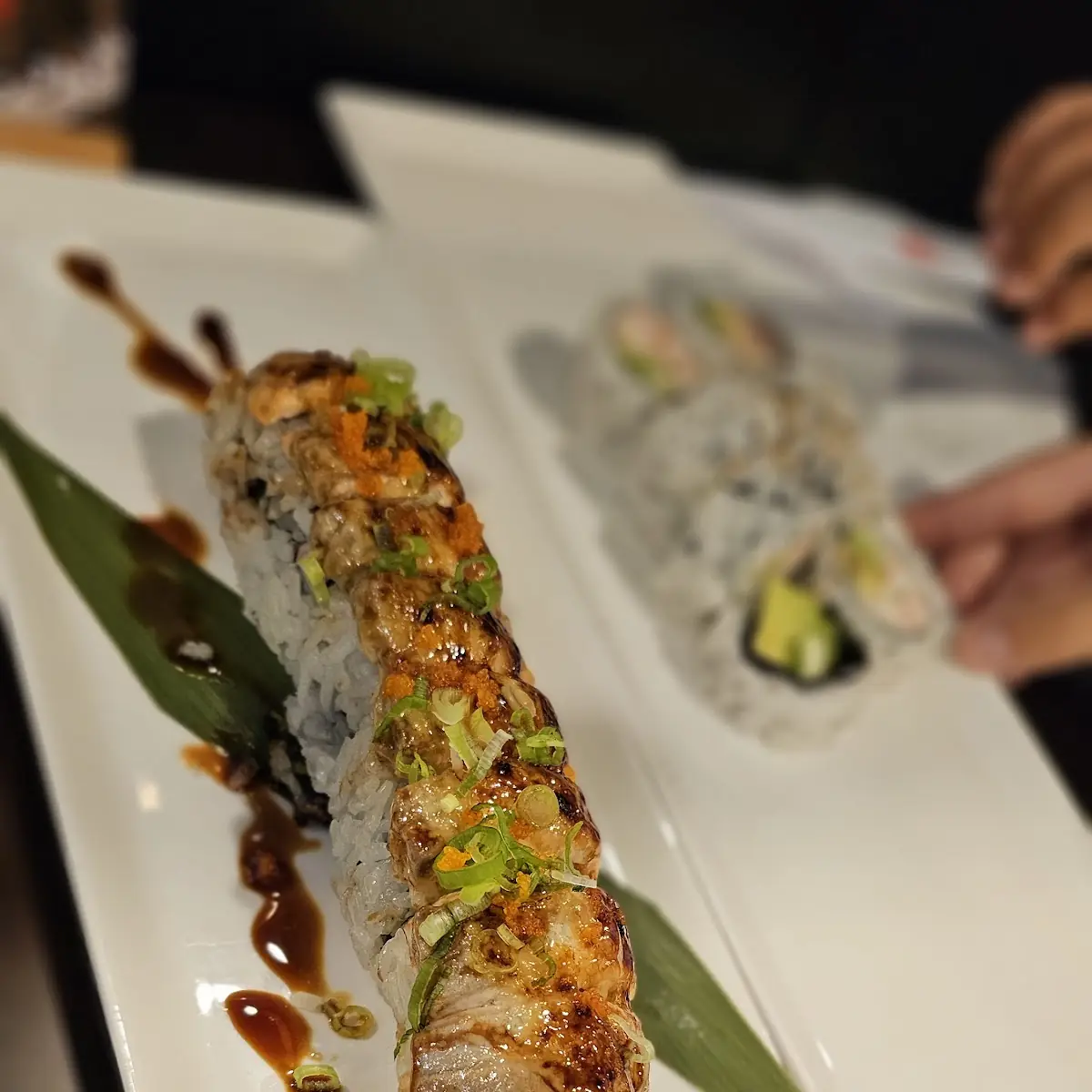 Seared Salmon Sushi Roll