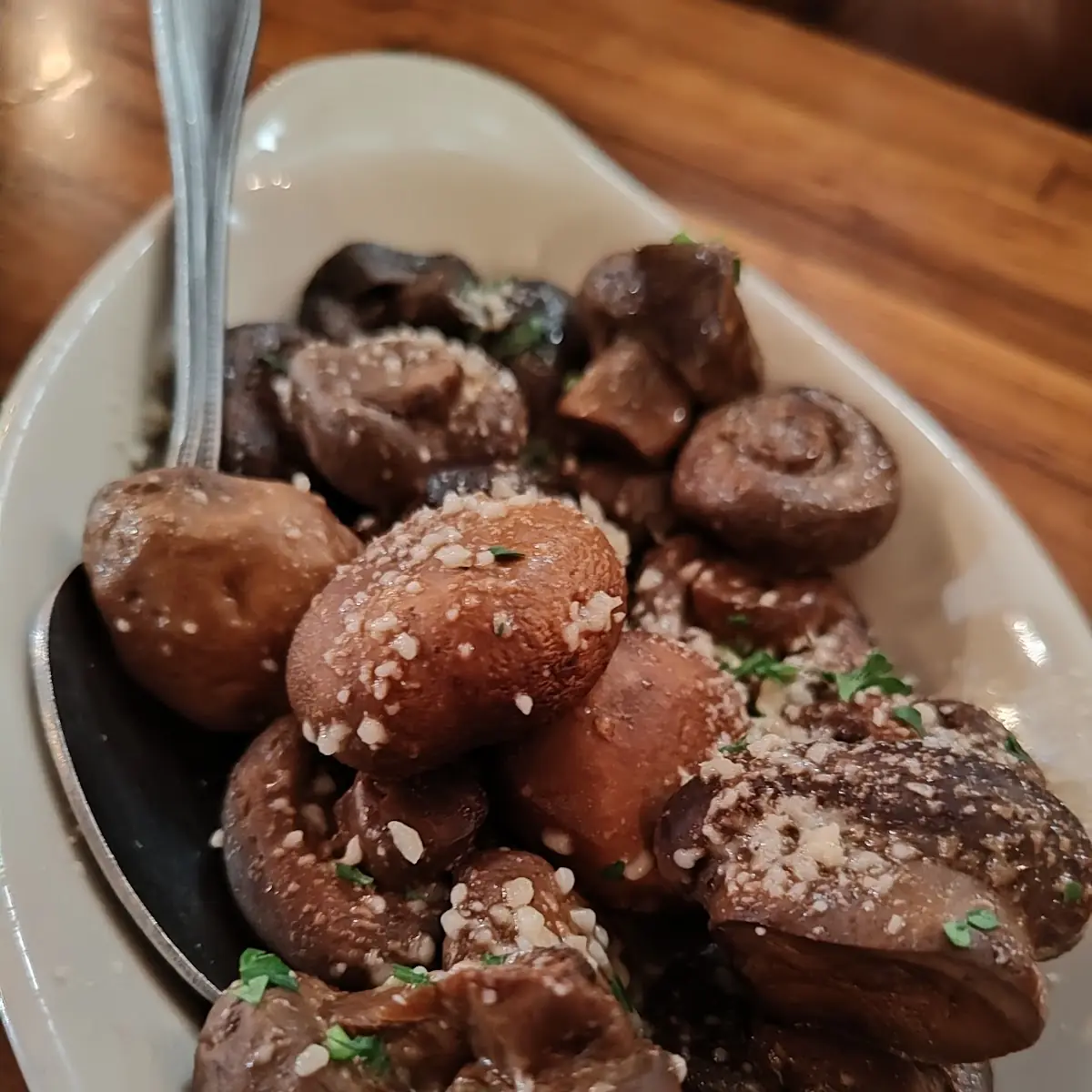 Mushrooms Garlic Parmesan