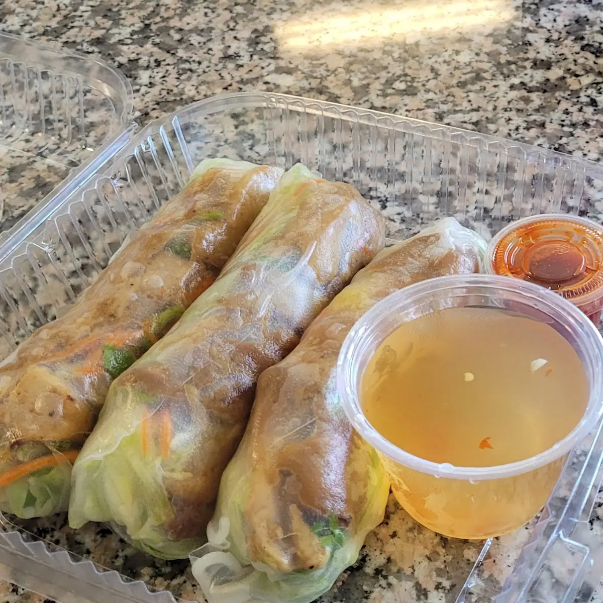 Shrimp Noodles Spring Roll