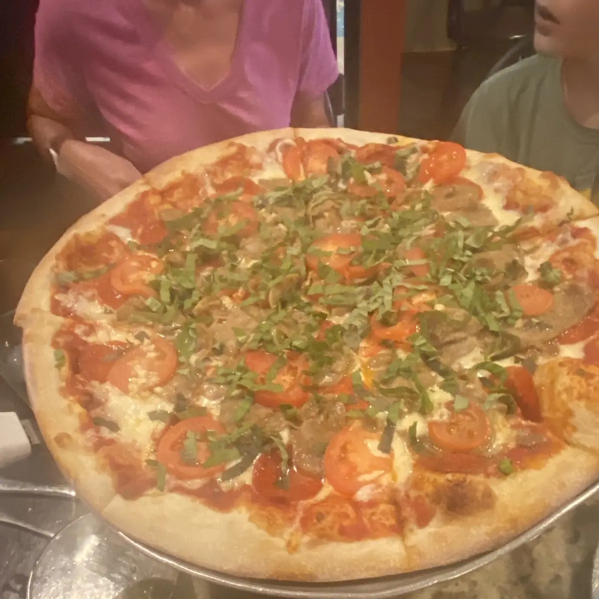 Meat and Veggie Pizza