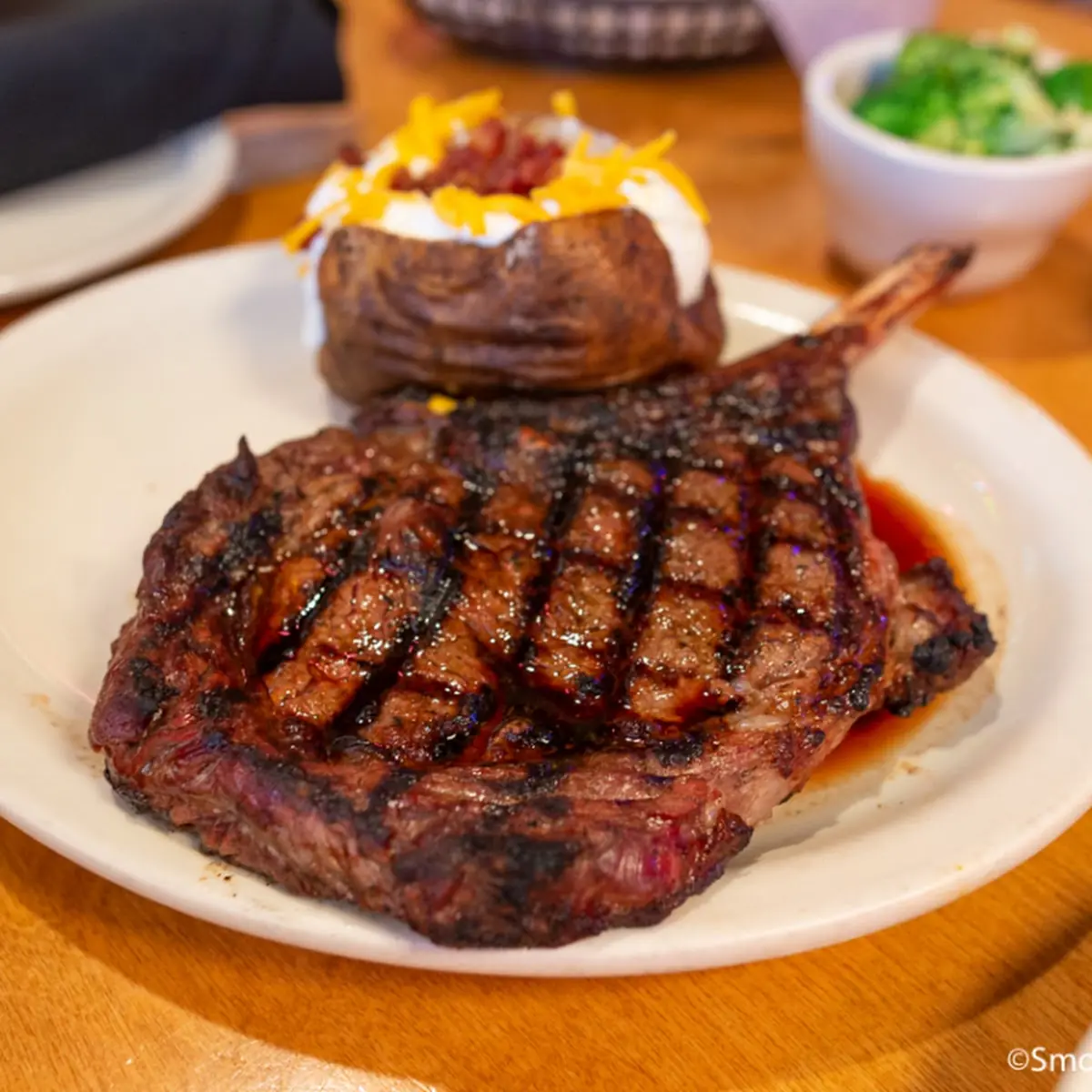 16 Ounce Sirloin and Loaded Baked Potato
