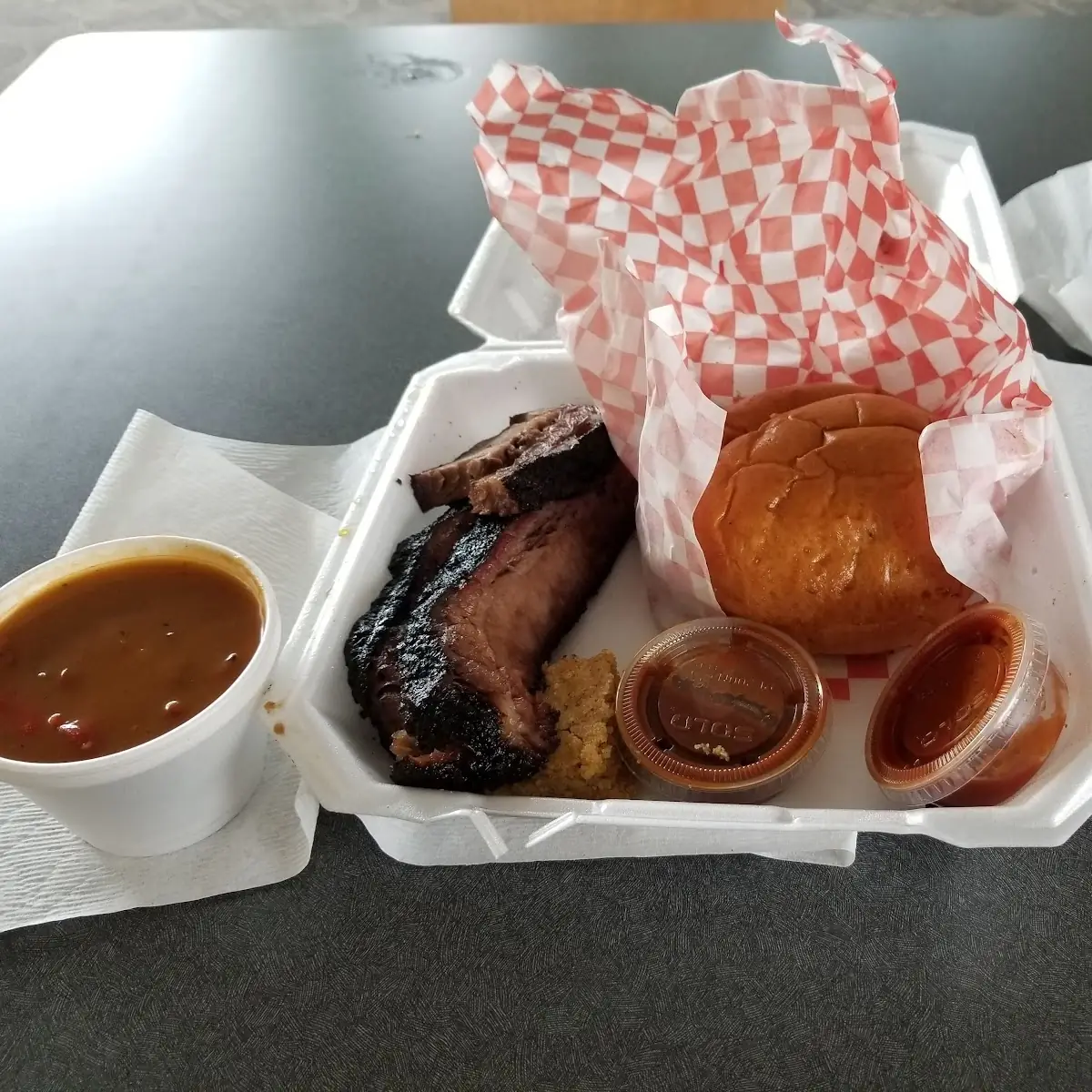 Brisket with Baked Beans