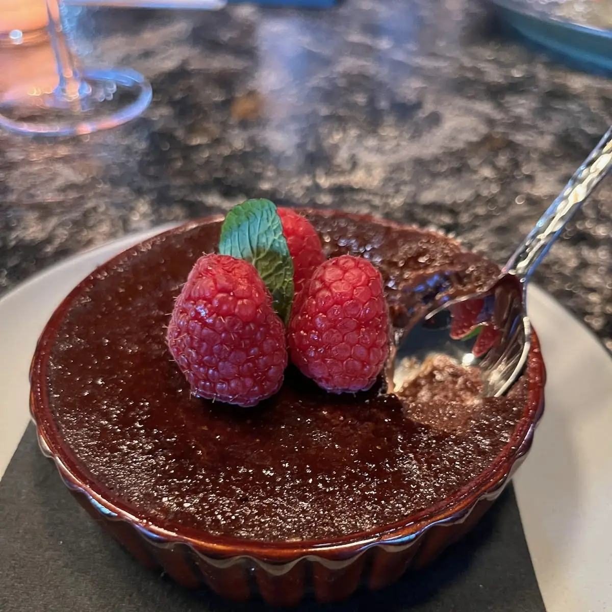 Dark Chocolate Crème Brûlée