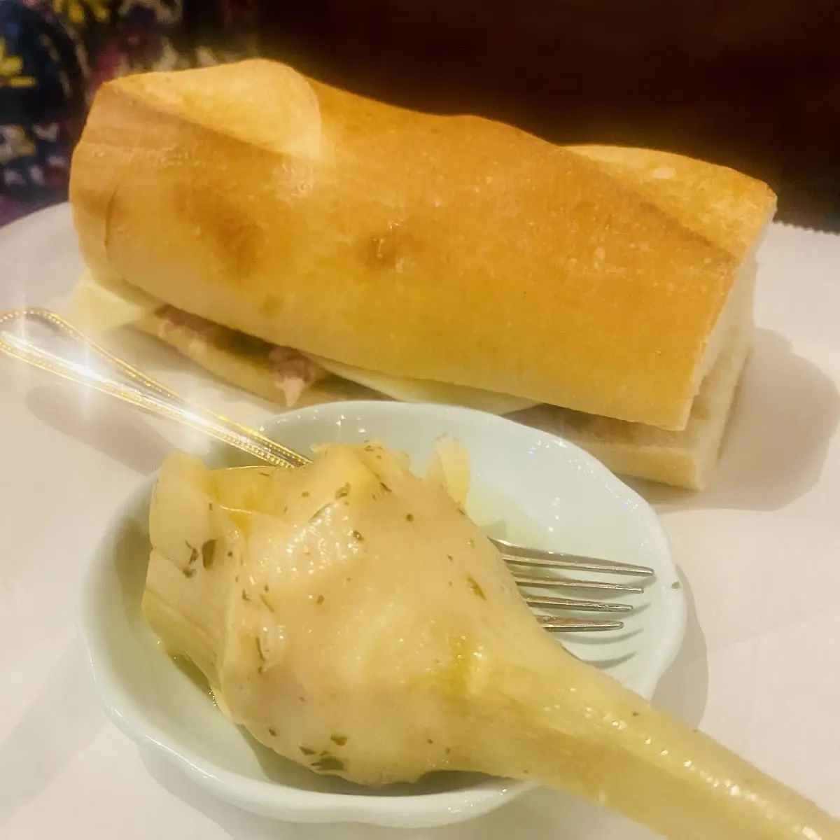 Artichoke & Sandwich
