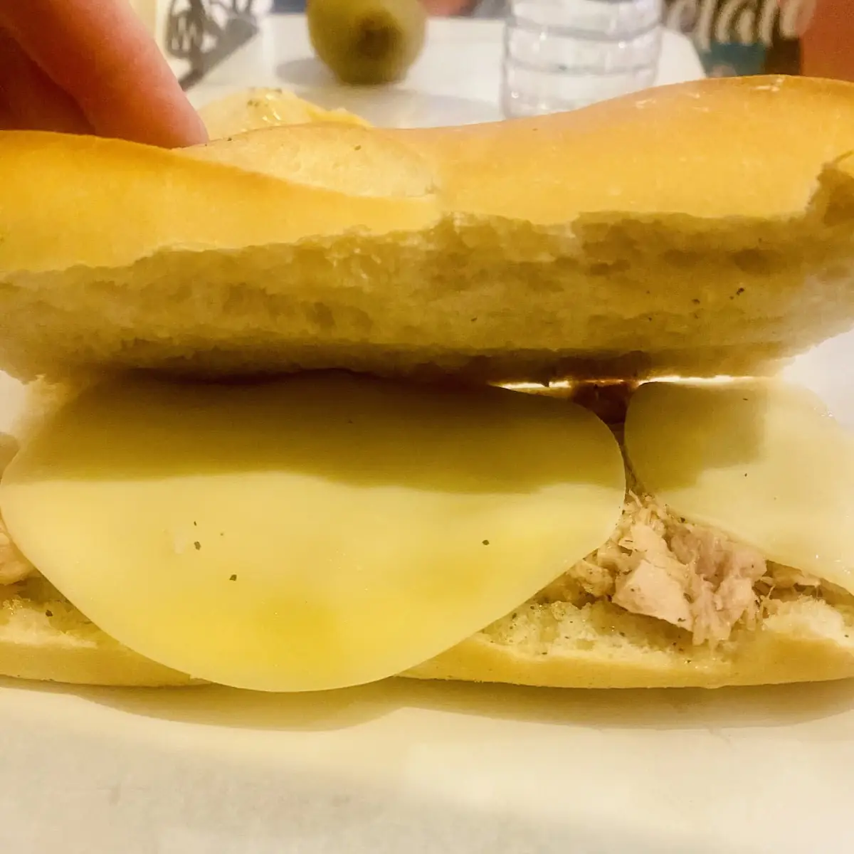 Tuna & Provolone Cheese Sandwich