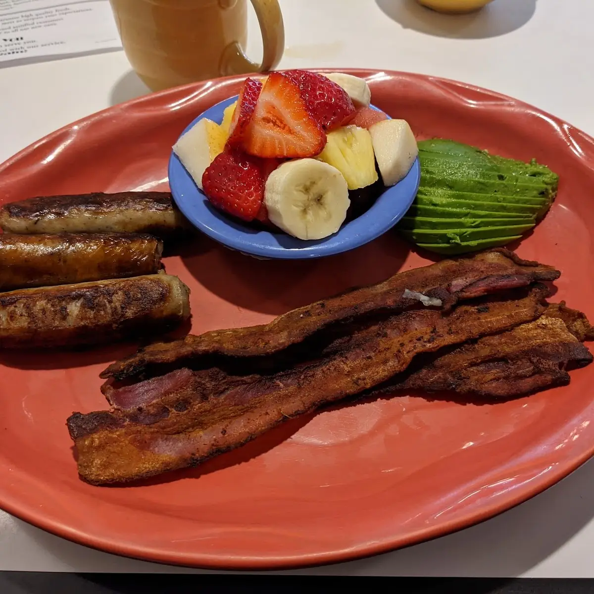 French Toast 2 Eggs and 2 Bacon Strips