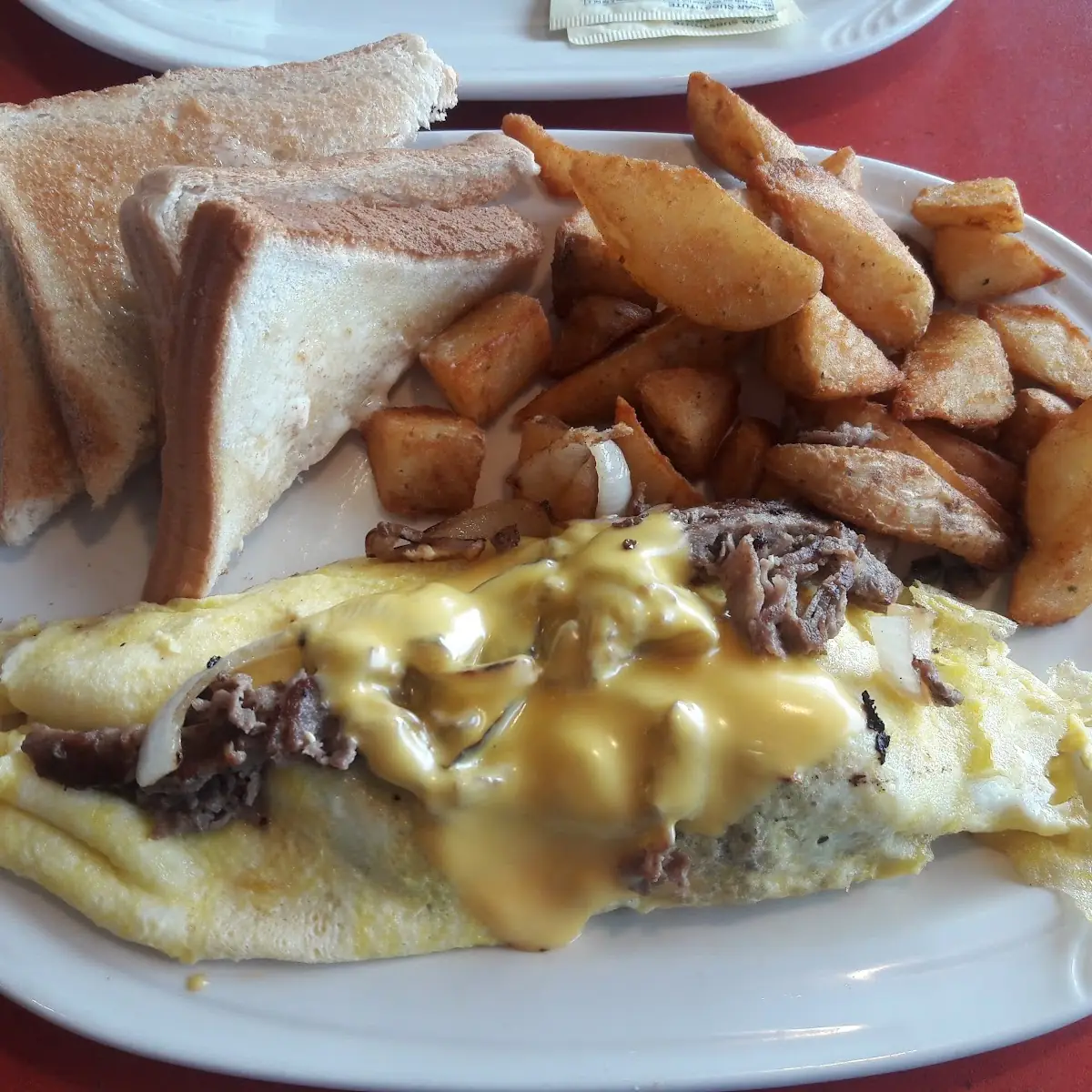 Philly Steak & Cheese Omelet