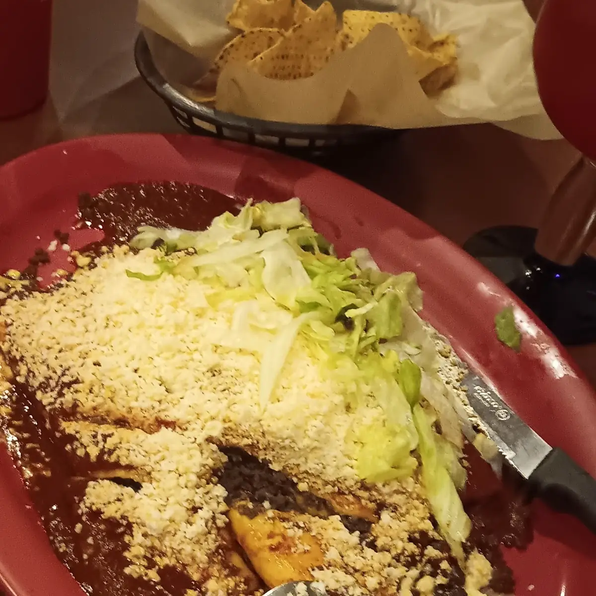 Enchiladas with Goat Cheese