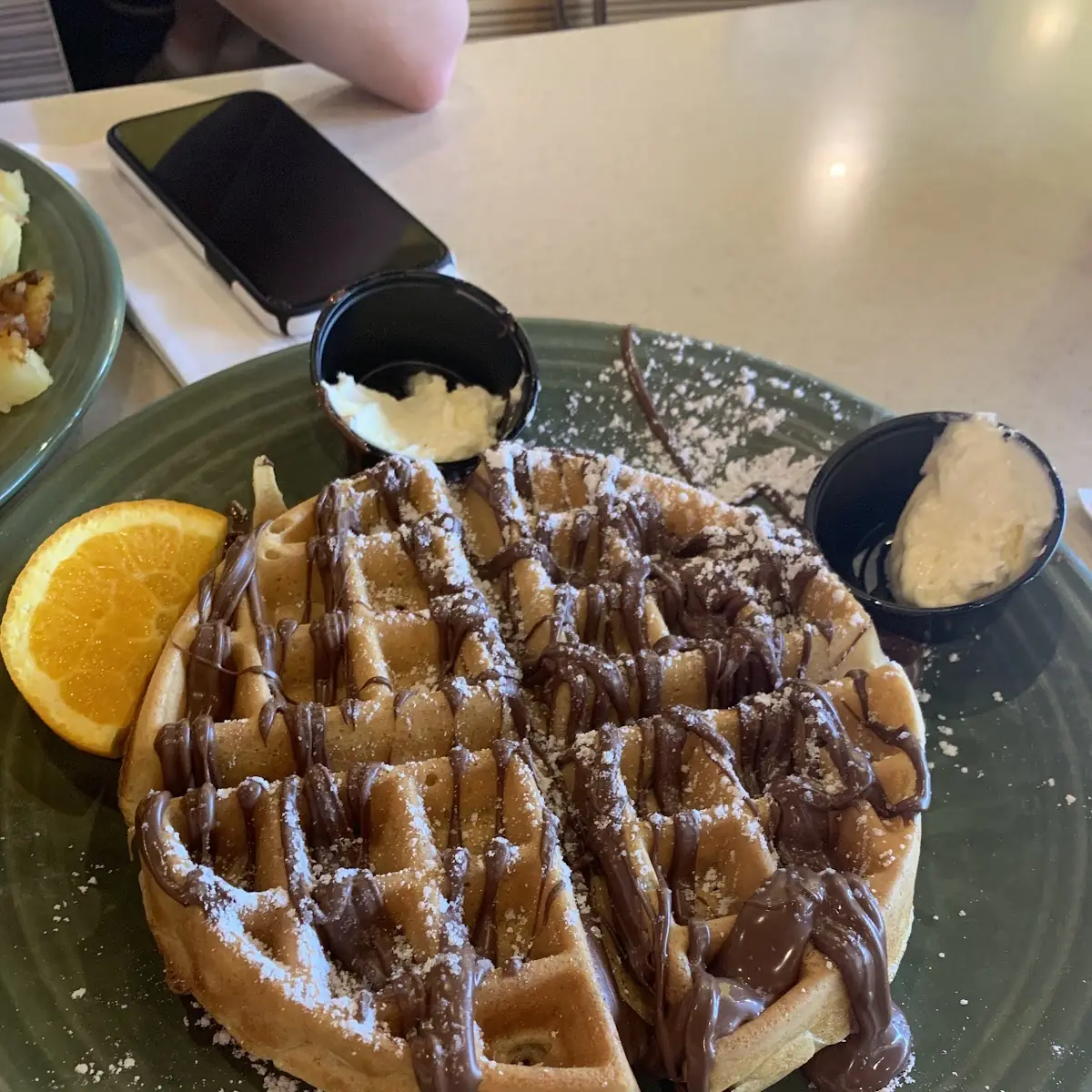 Nutella Belgian Waffles