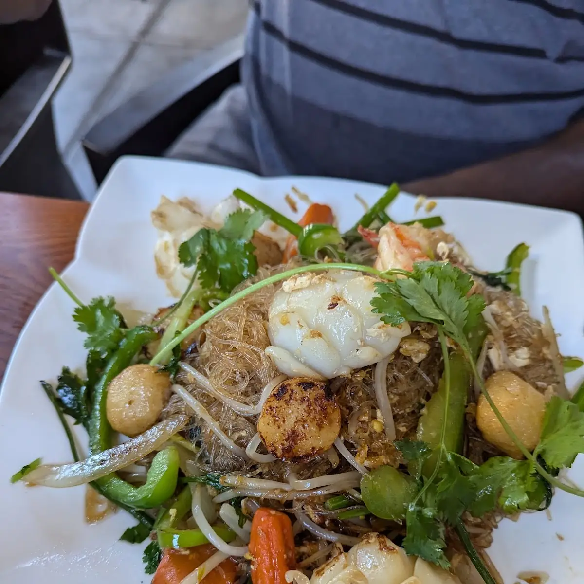 Stir-Fry Vermicelli with Seafood