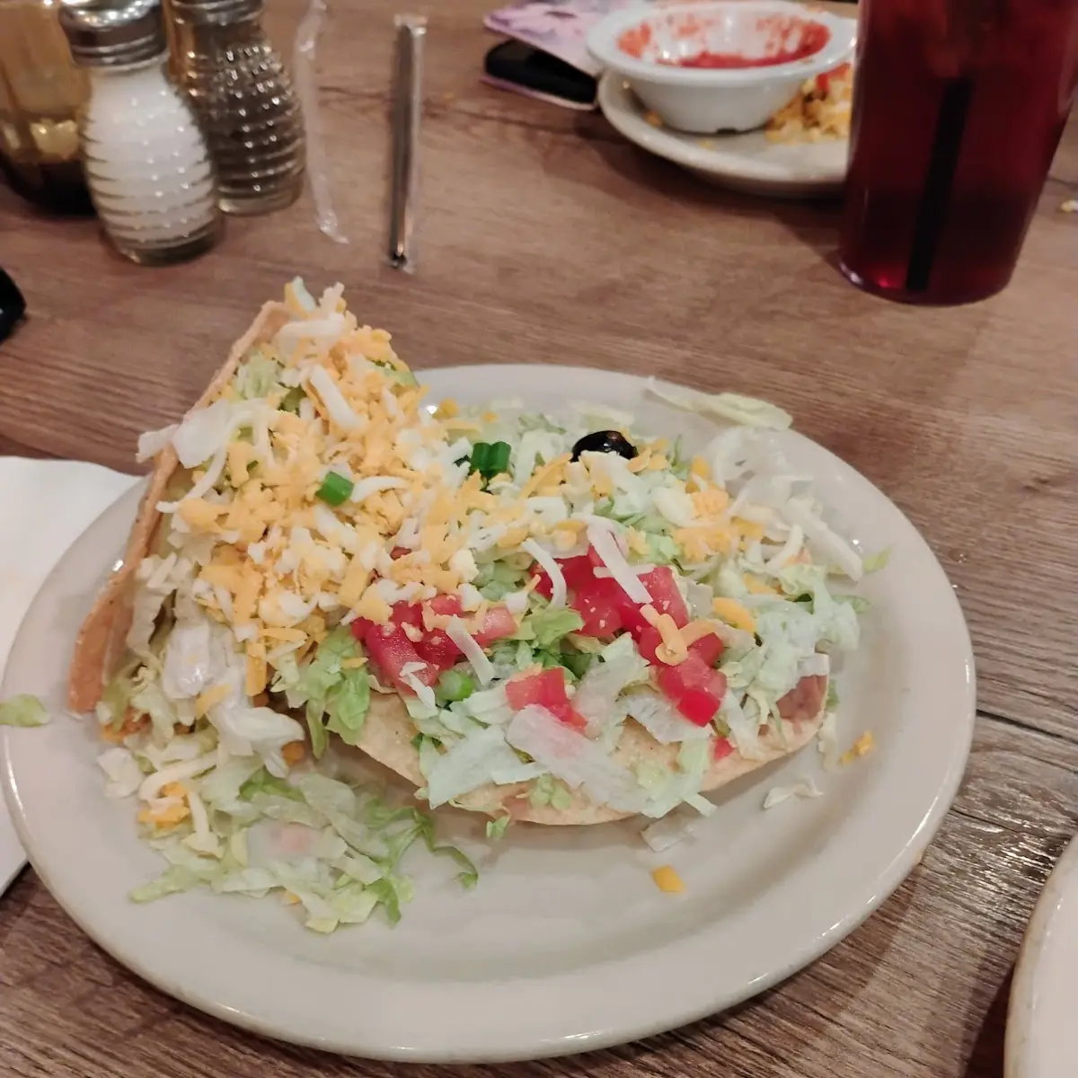 Shredded Beef Tostada