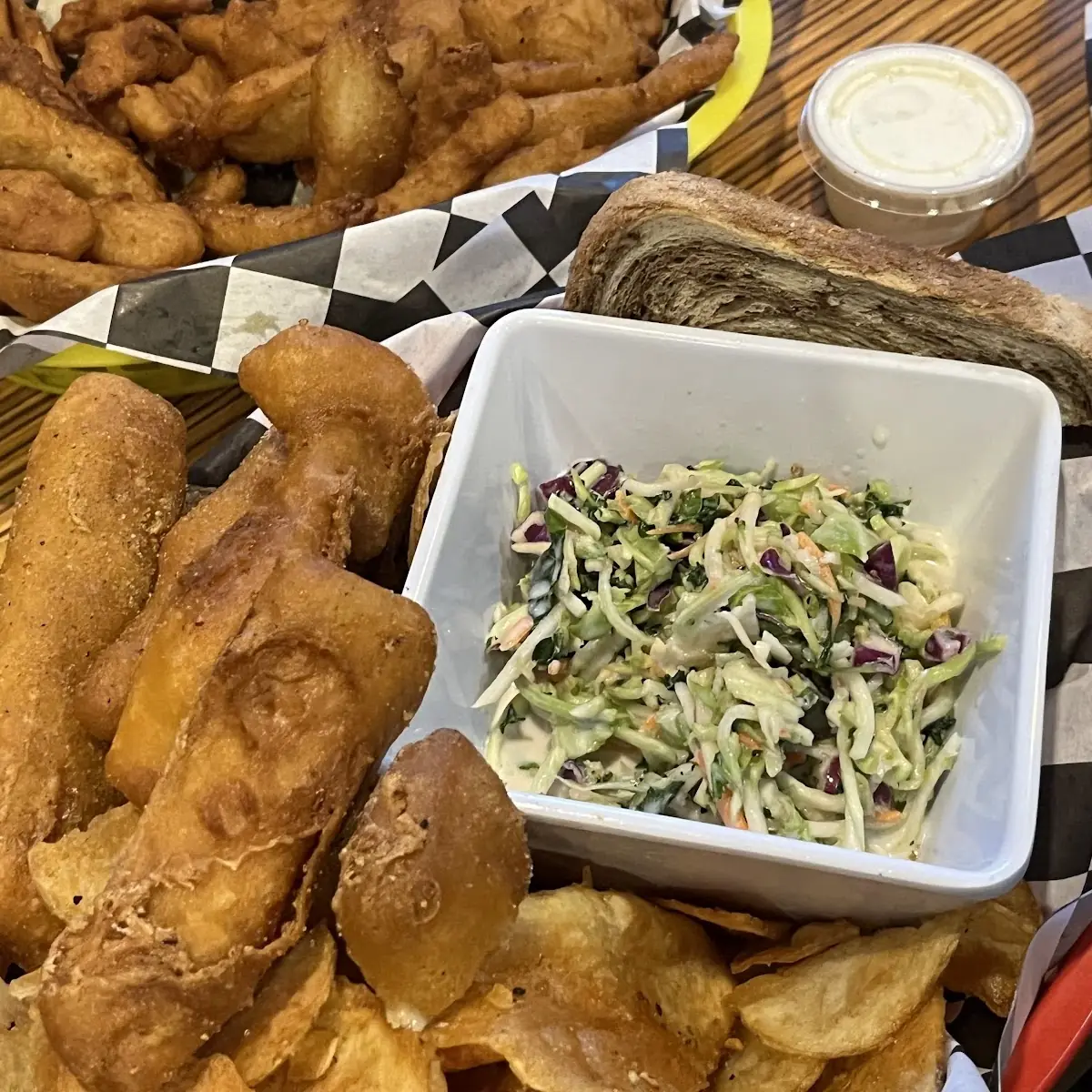 Fish & Chips and Coleslaw