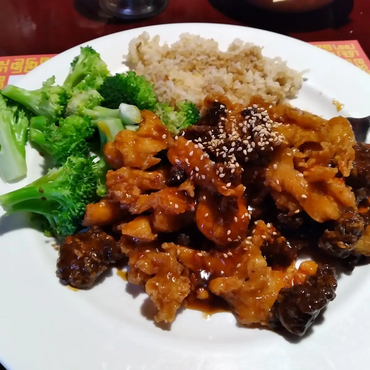 Orange Chicken and Beef