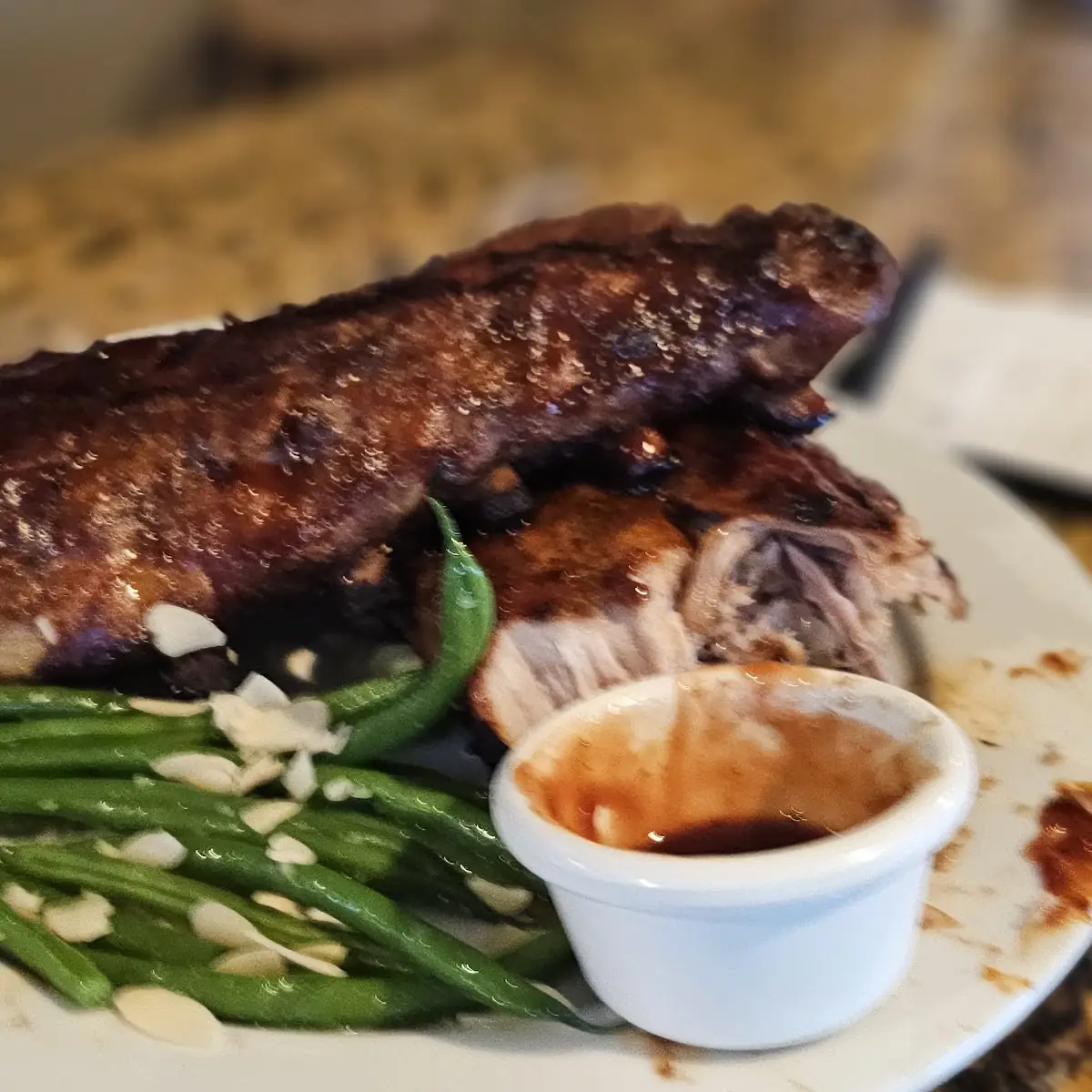Ribs and Green Beans