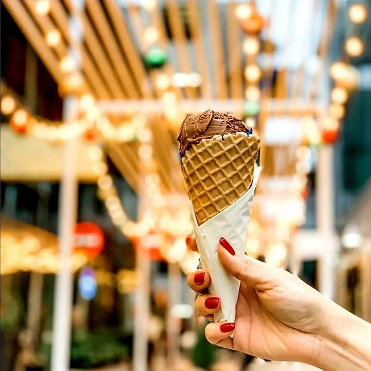 Waffle Cone on the Side