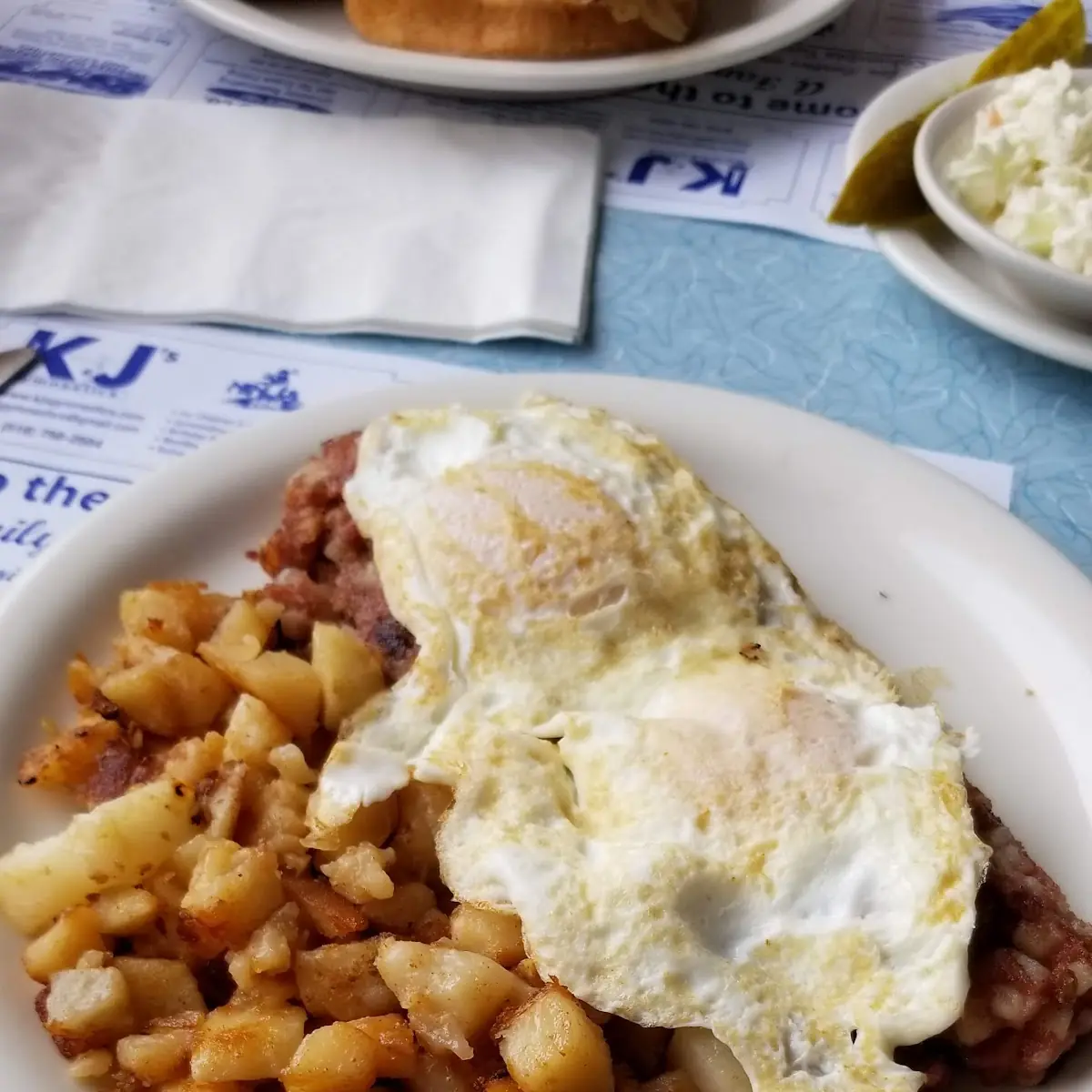 Two Eggs with Corned Beef Hash