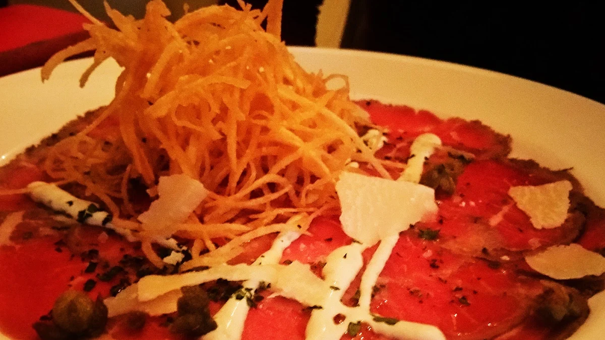 Beef Carpaccio, Mahle House Restaurant