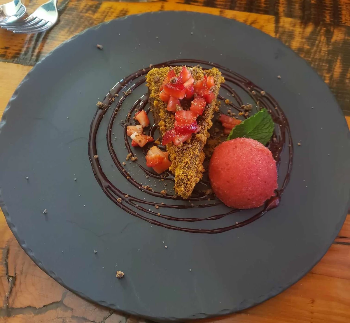 Chocolate Cake, Mahle House Restaurant