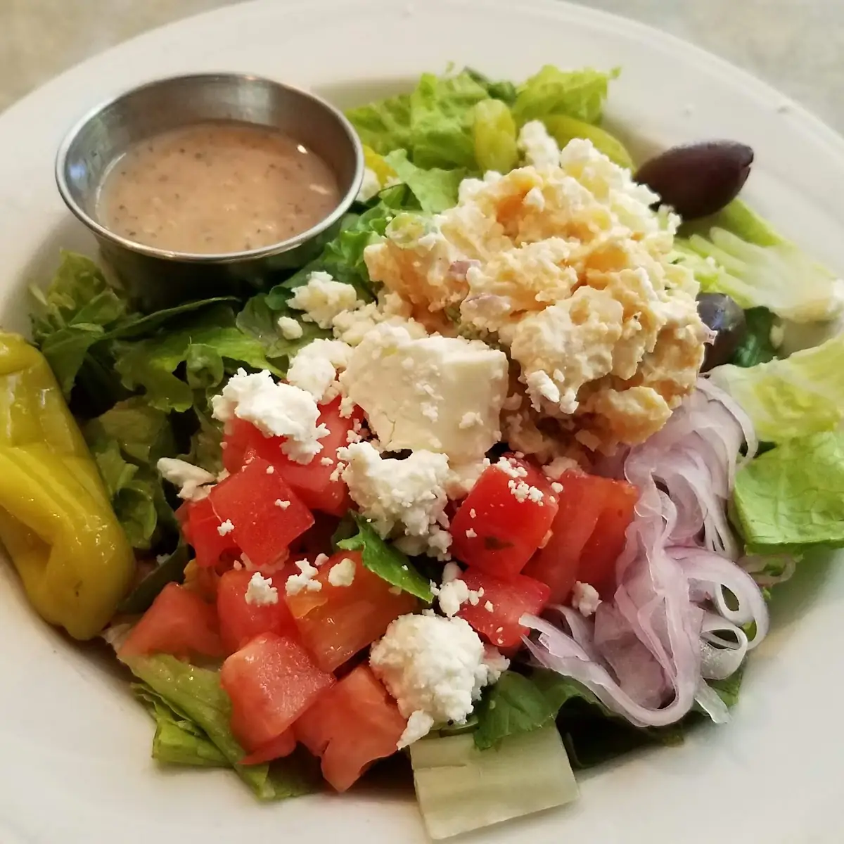 Lazy Lobster Greek Salad