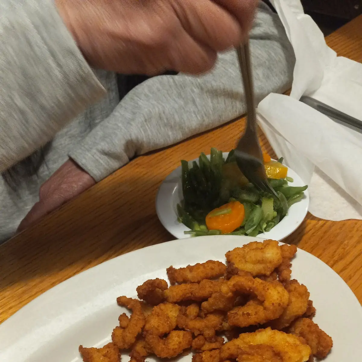 Fried Clam Strips and Fries