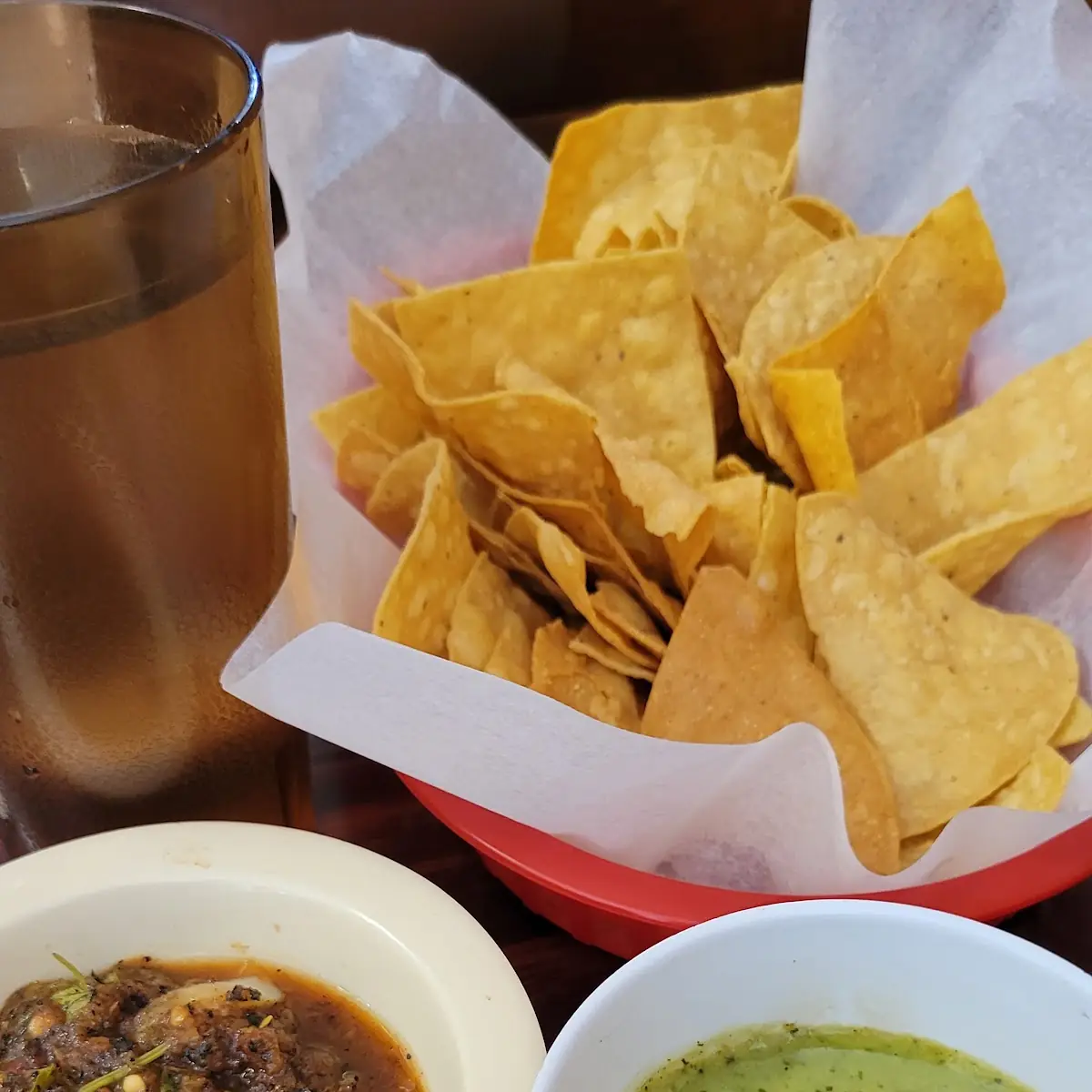 Tortilla Chips with Two Salsas
