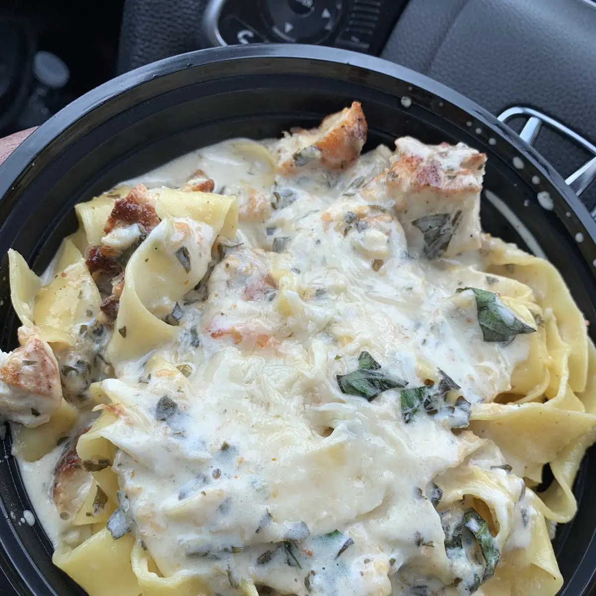 Chicken Alfredo with Extra Sauce