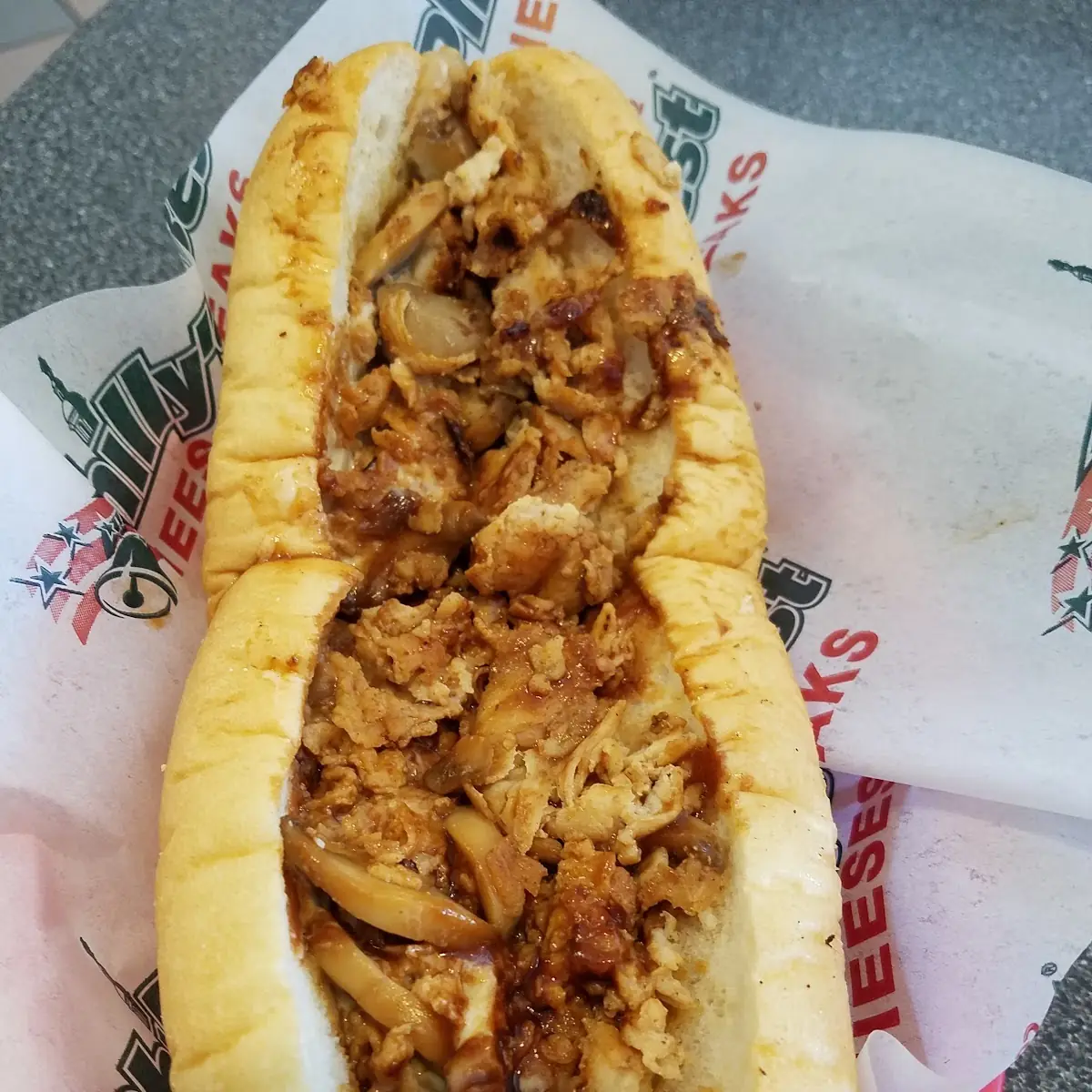 BBQ Chicken Cheesesteak