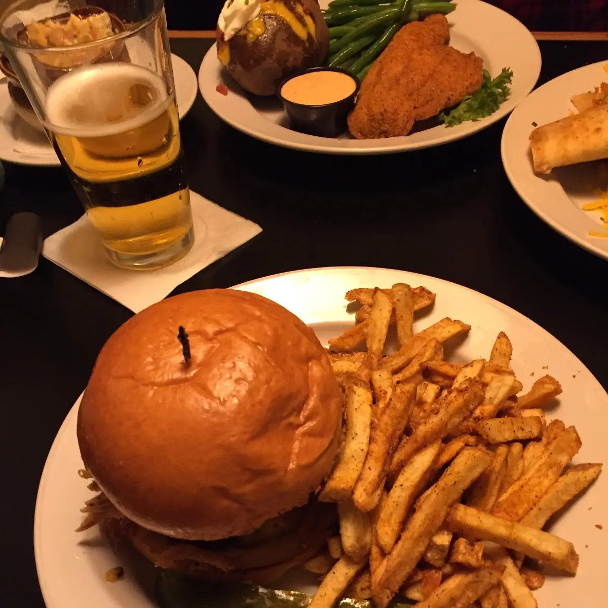 T-Rex Burger and Fries