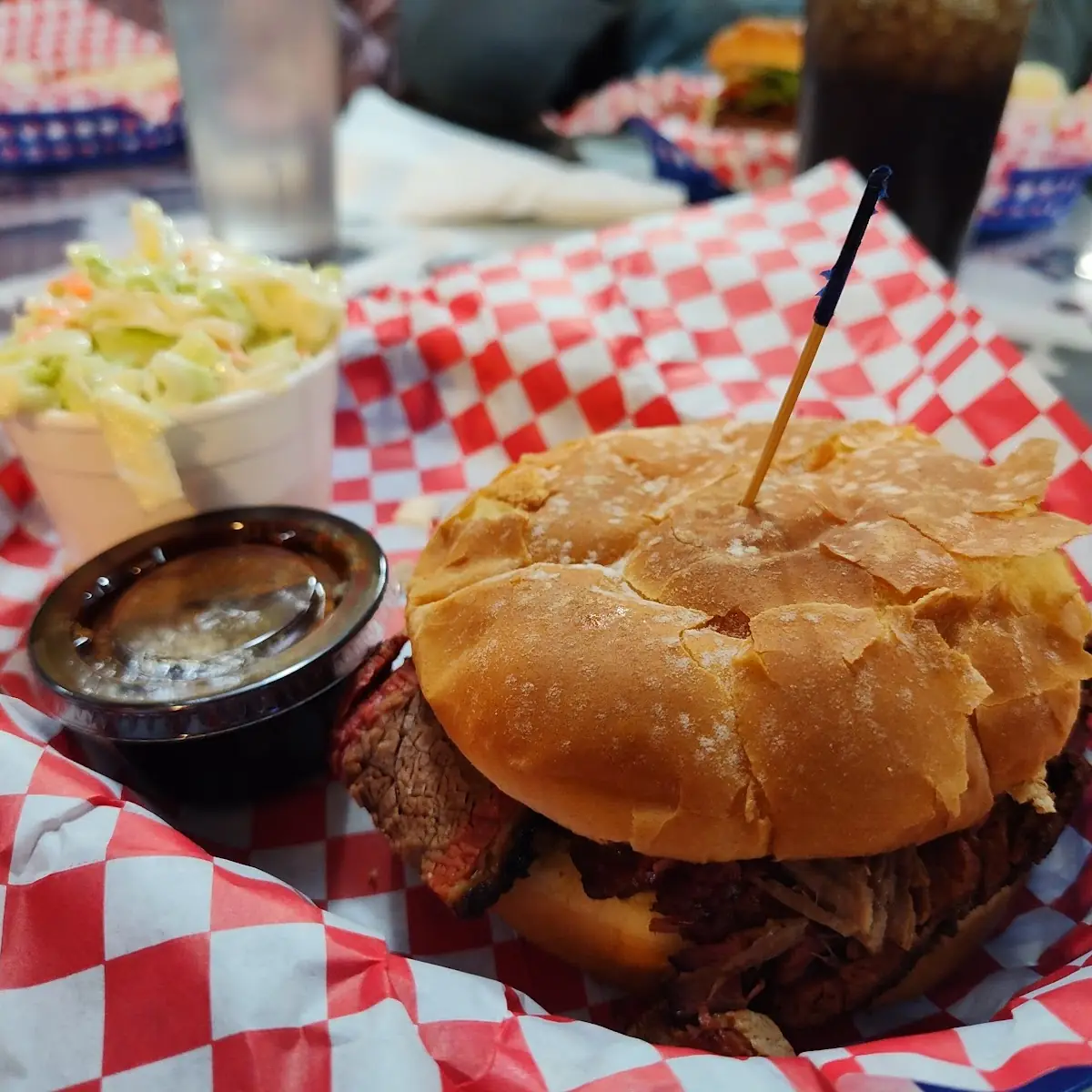 Pulled Pork Sandwich with Coleslaw