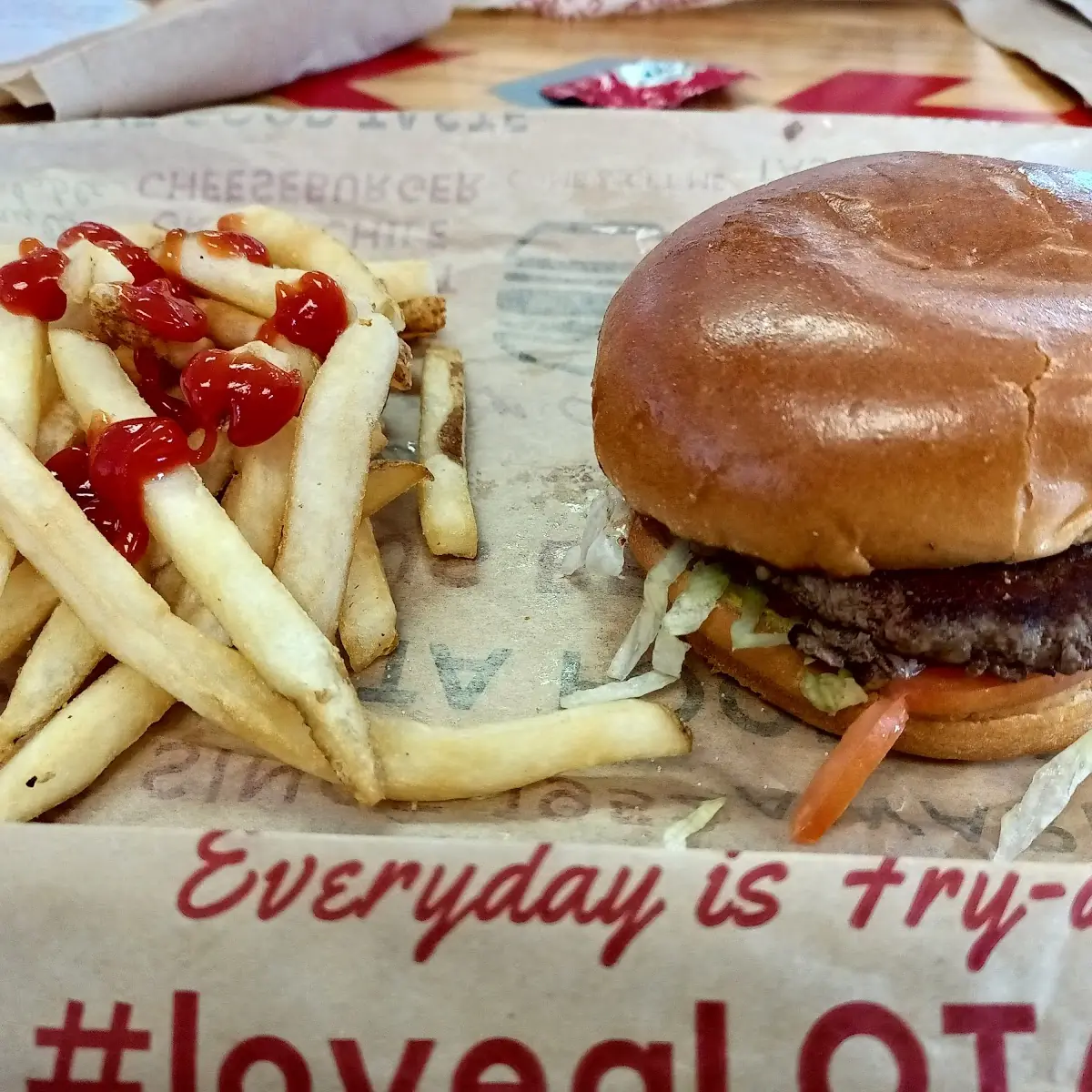 Single Patty with Fries