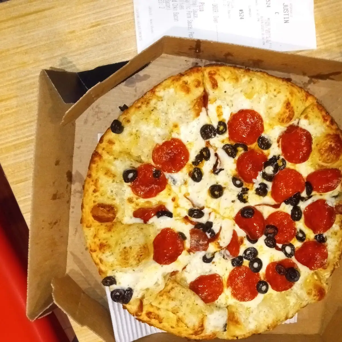 Thin Crust Pepperoni Pizza