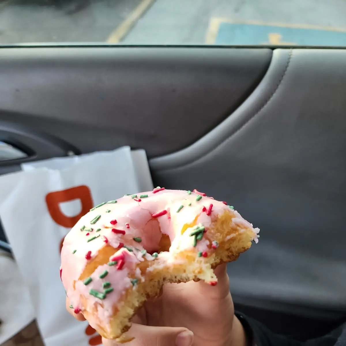 Pink Frosted Donut