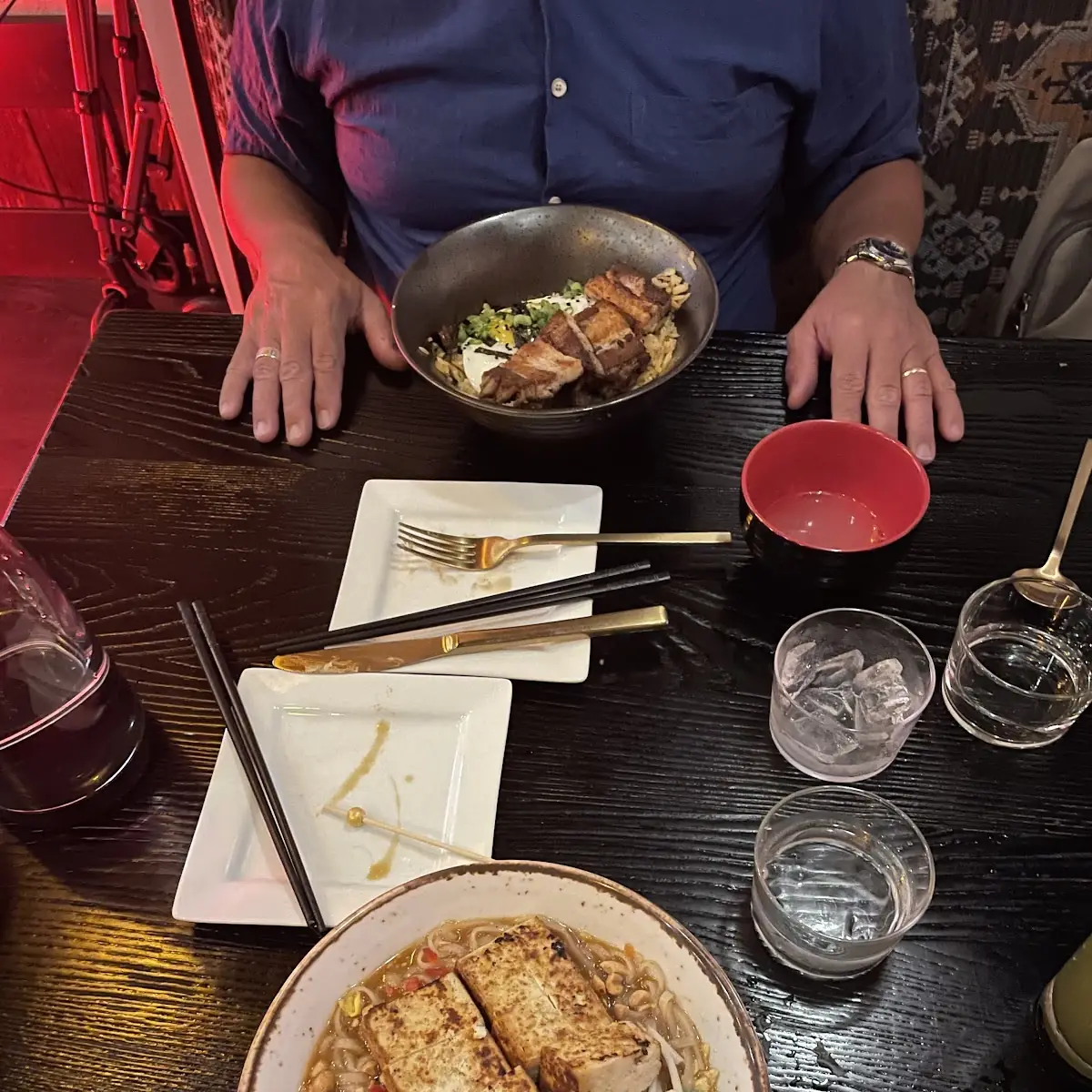 Kimchi Fried Rice with Pork Belly