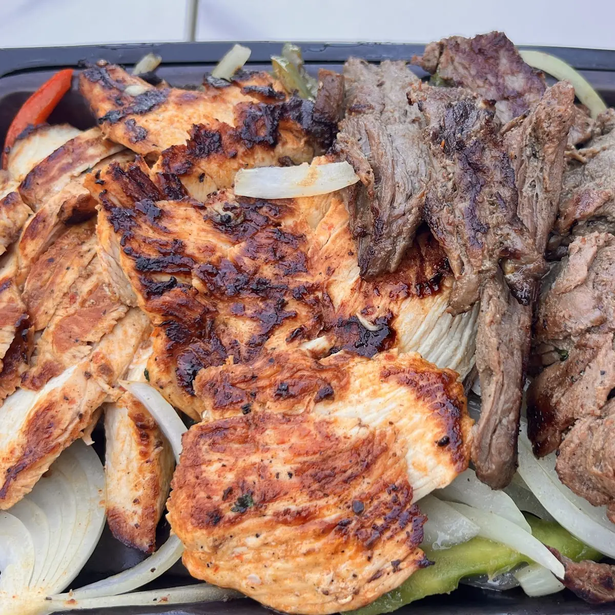 Steak and Chicken Fajitas