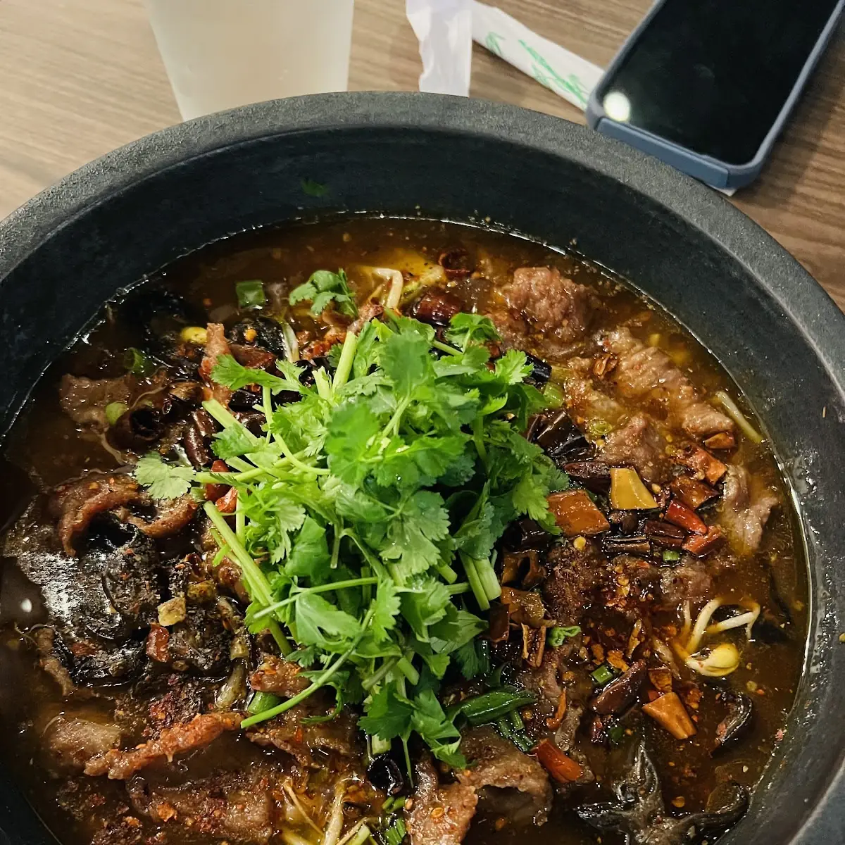 Szechuan Beef in Hot Oil