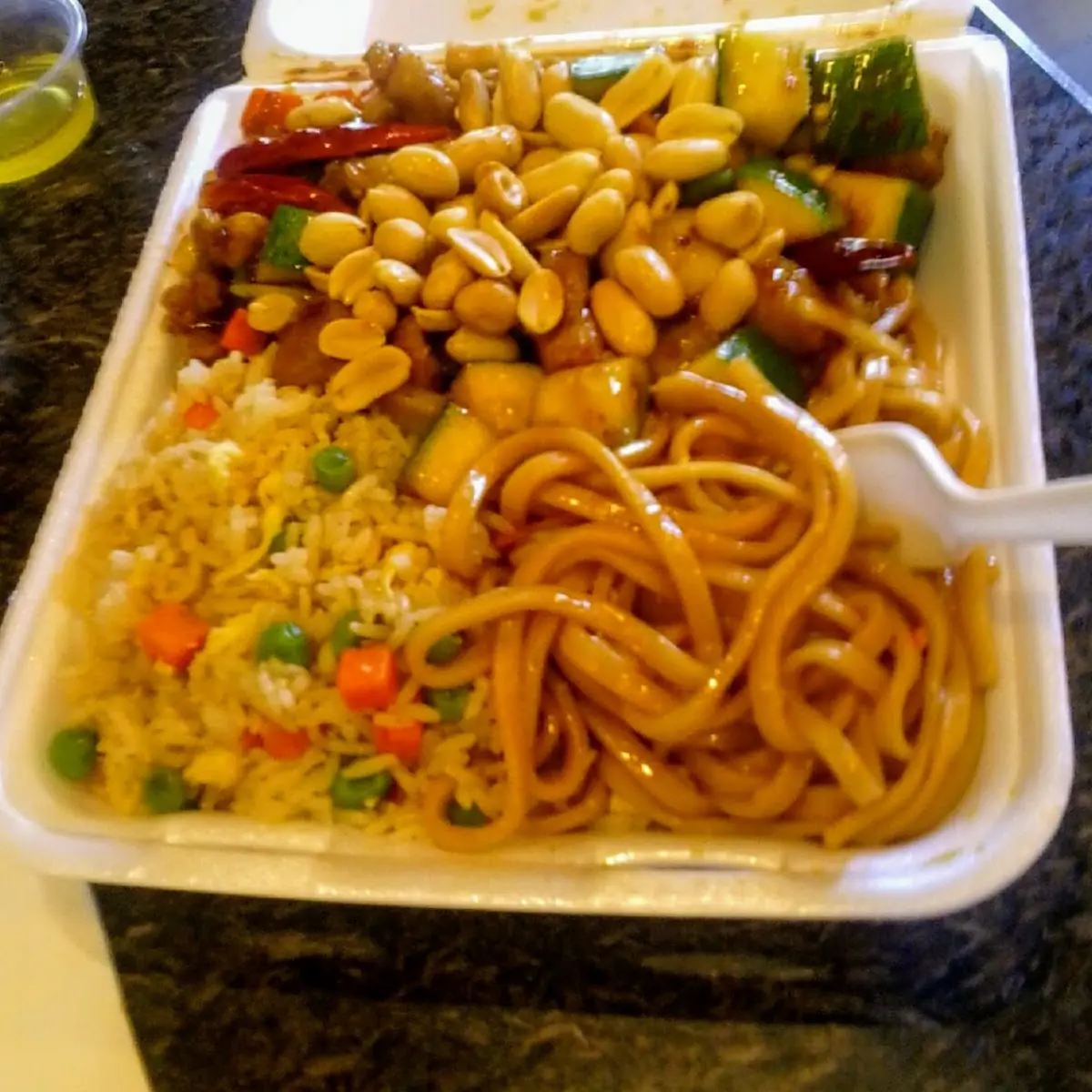 Kung Pao Chicken Lo Mein