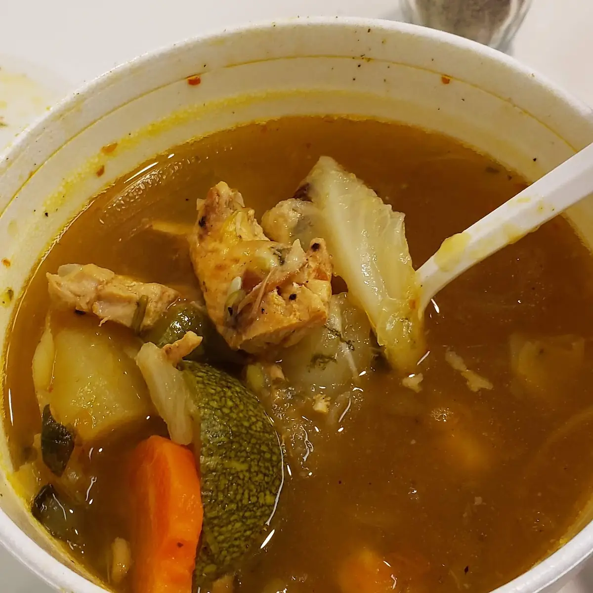Vegetable Soup with Chicken