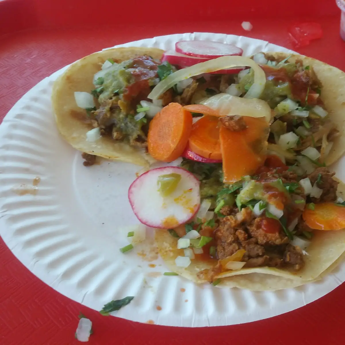 Buche and Carnitas Tacos
