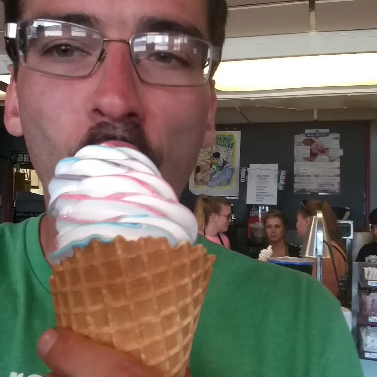 Soft Serve Waffle Cone
