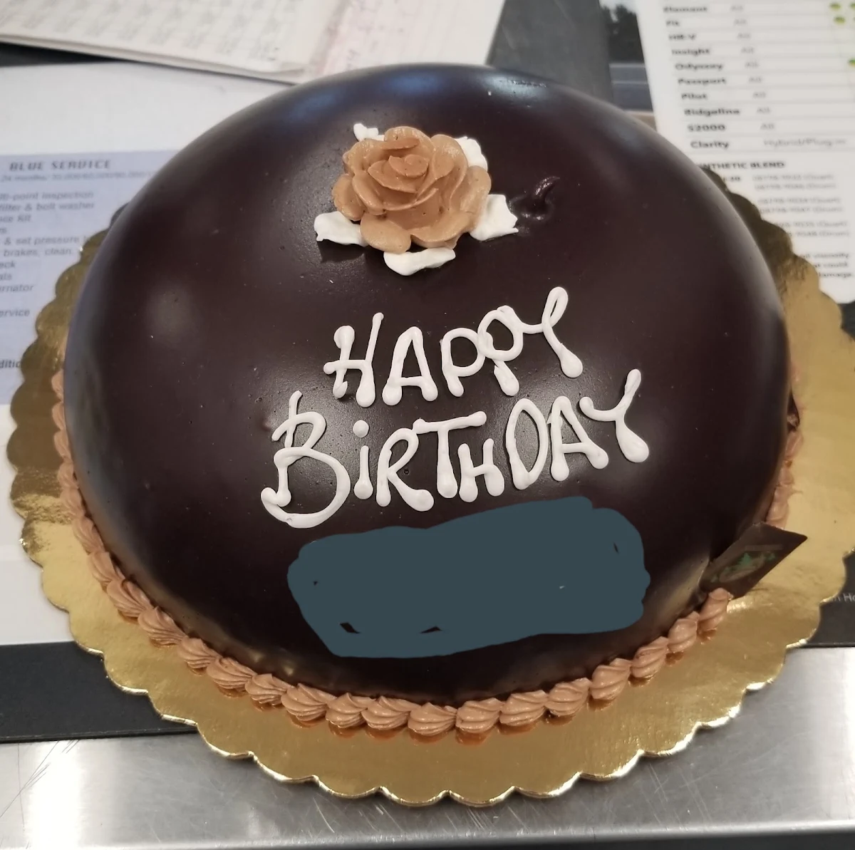 Chocolate Fudge Moose Cake