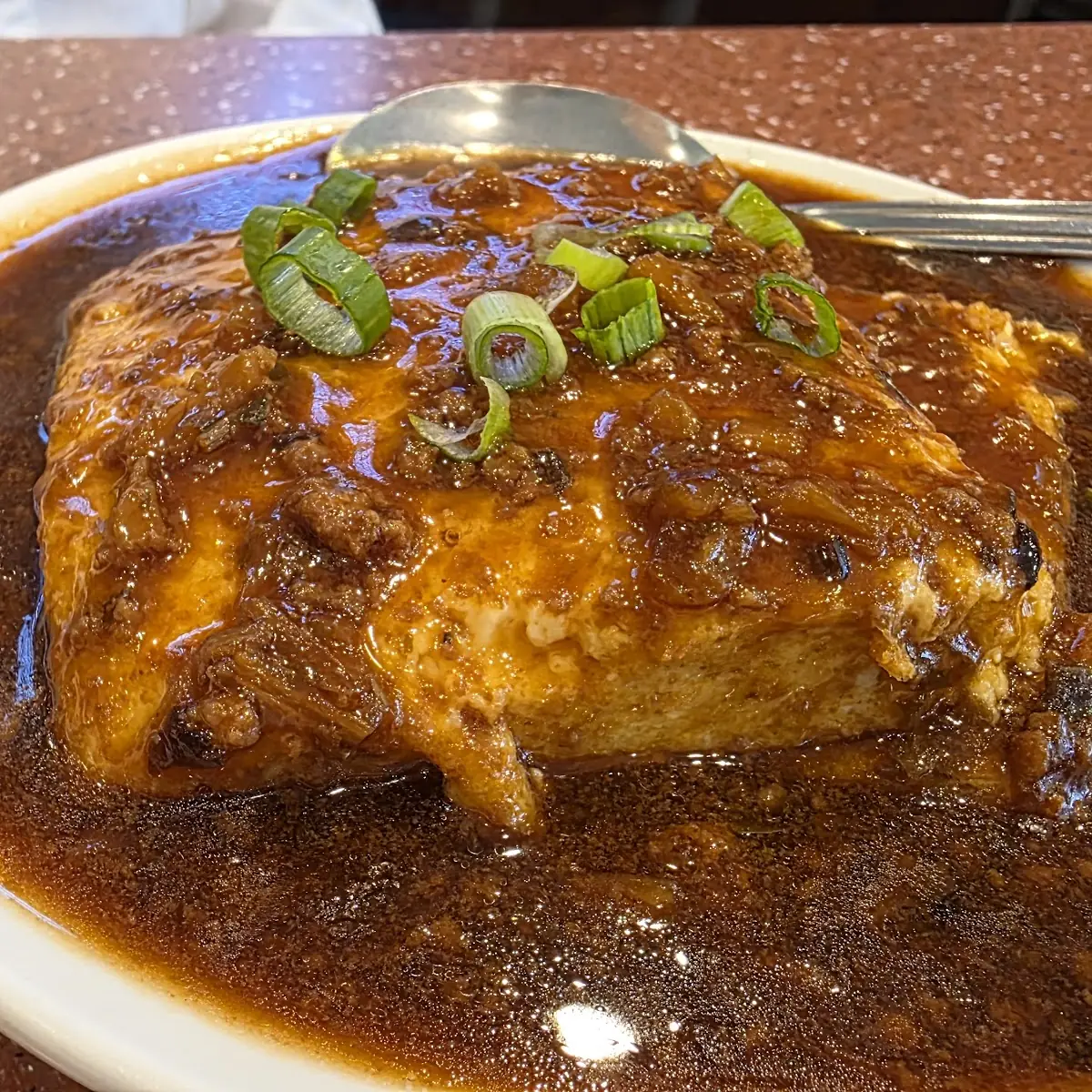 Fish Fillet with Brown Sauce