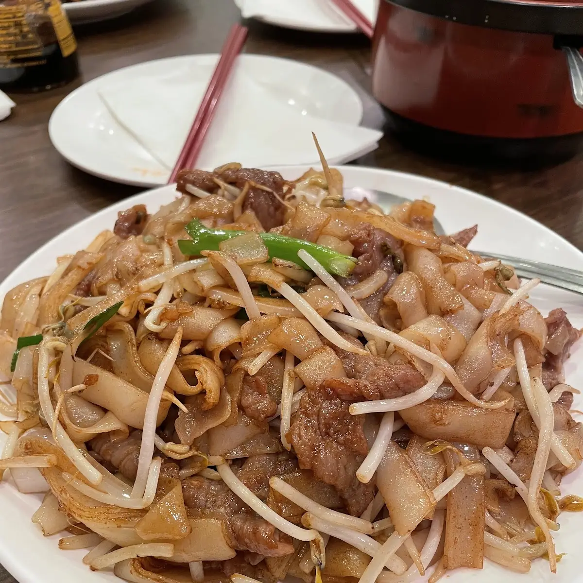 Shredded Pork Chow Fun
