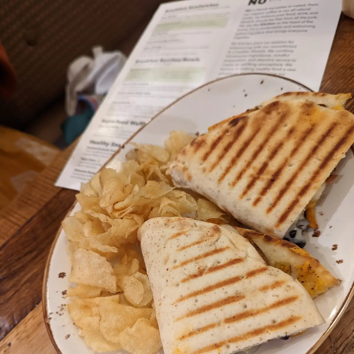Sweet Potato and Bean Quesadilla