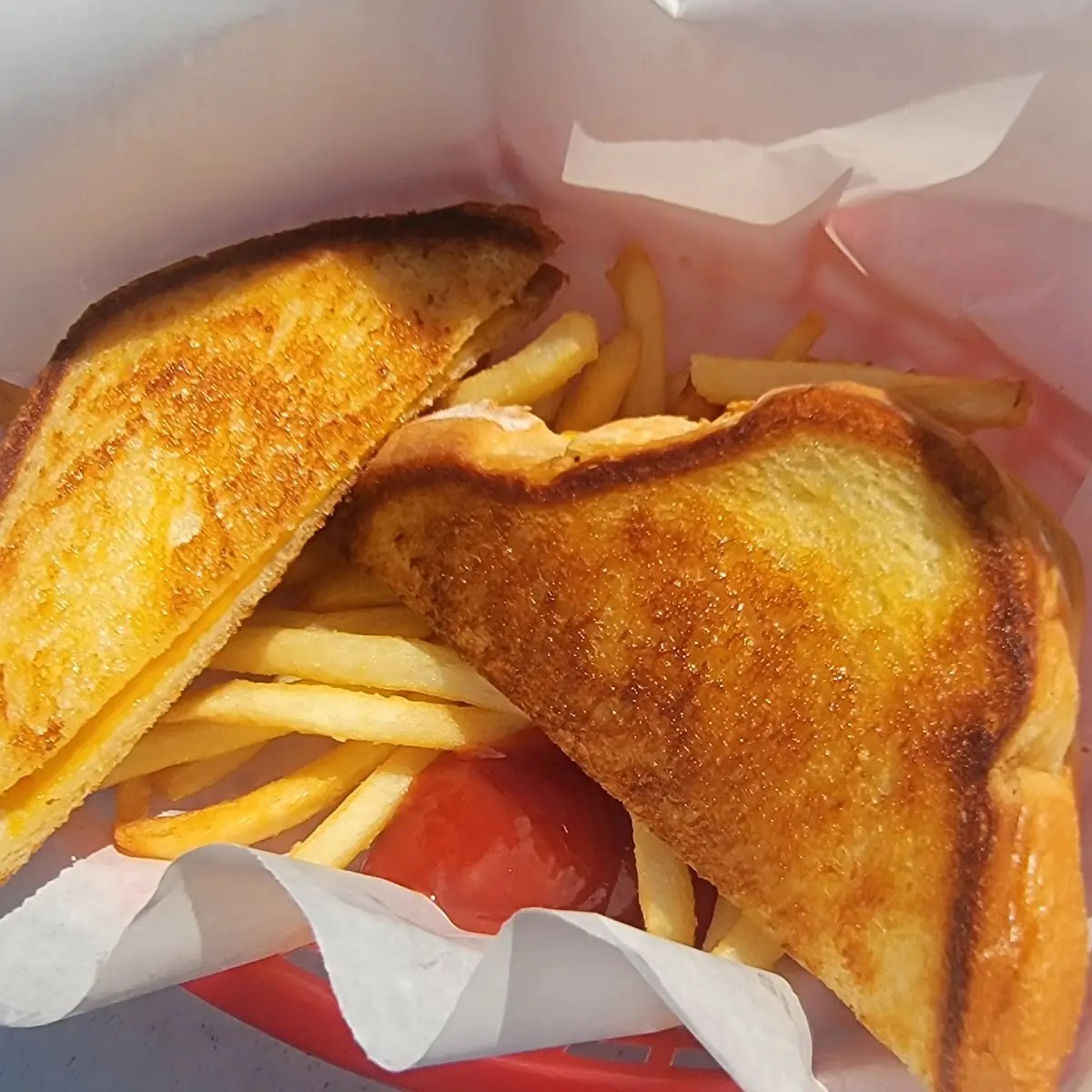 Kids Grilled Cheese with Fries